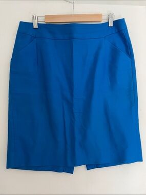 J. Crew ~ Classic Blue Women's Pencil Skirt